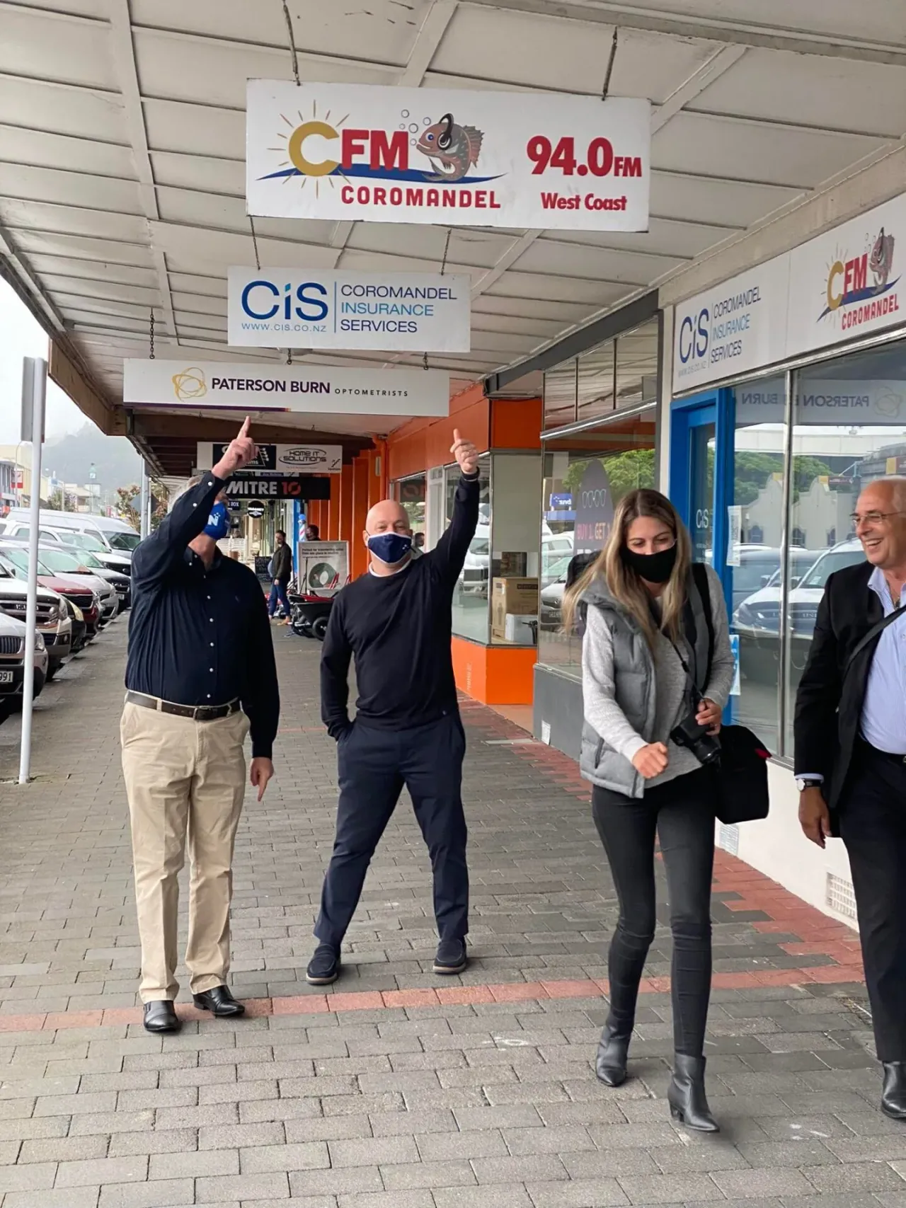 Christopher Luxon visits Thames on Day 5 as National Party Leader photo