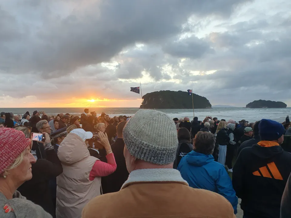 Respectful Attendees At ANZAC Services photo
