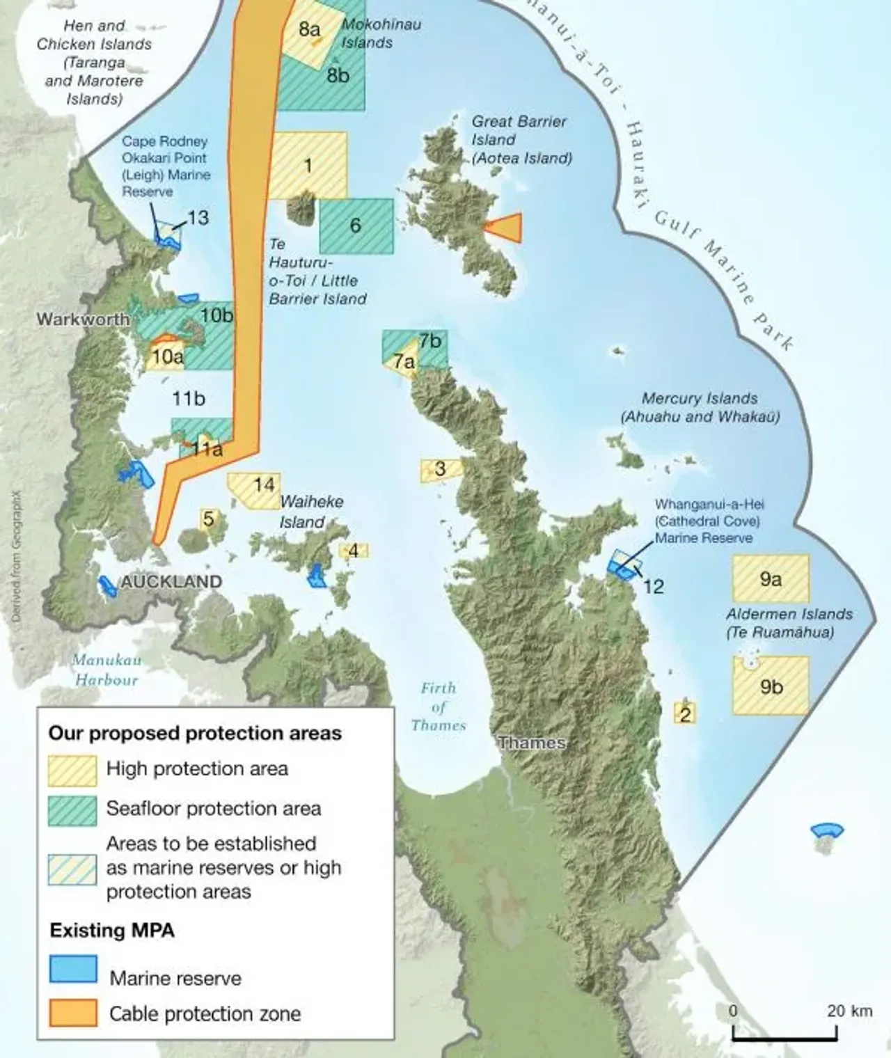 Picture :DoC, Proposed Marine Protection
