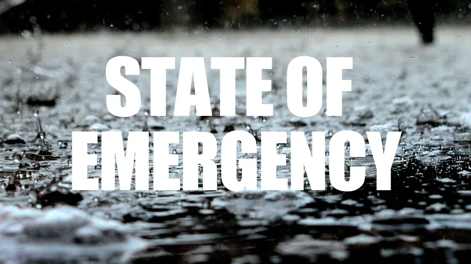 Debris Dam Causes Threat – Houses Evacuated photo