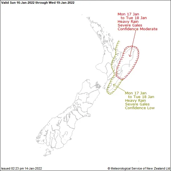 No Mention of Coromandel in MetService Update photo