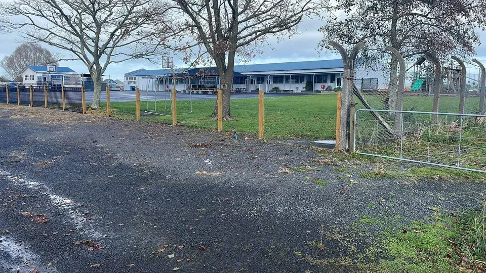 The Fence That Returned To School photo